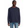 Sudadera sostenible unisex Space. Color azul profundo.