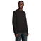 Sudadera sostenible unisex Space. Color negro.