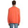 Sudadera sostenible unisex Space. Color naranja tostado.
