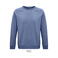 Sudadera sostenible unisex Space. Color azul.