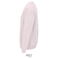 Sudadera sostenible unisex Space. Color rosa pálido.