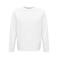 Sudadera sostenible unisex Space. Color blanco.
