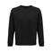 Sudadera sostenible unisex Space. Color negro.