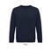 Sudadera sostenible unisex Space. Color azul profundo.