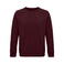 Sudadera sostenible unisex Space. Color rojo burdeos.