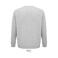 Sudadera sostenible unisex Space. Color gris mezcla.