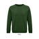 Sudadera sostenible unisex Space. Color verde botella.