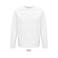 Sudadera sostenible unisex Space. Color blanco.