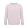 Sudadera sostenible unisex Space. Color rosa pálido.