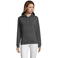 Sudadera con capucha mujer Spencer Women. Color gris antracitamezcla.
