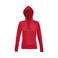 Sudadera con capucha mujer Spencer Women. Color rojo.