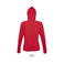 Sudadera con capucha mujer Spencer Women. Color rojo.