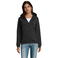 Sudadera con capucha y cremallera mujer Spike Women. Color negro.
