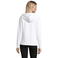 Sudadera con capucha y cremallera mujer Spike Women. Color blanco.