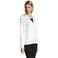 Sudadera con capucha y cremallera mujer Spike Women. Color blanco.