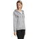 Sudadera con capucha y cremallera mujer Spike Women. Color gris mezcla.