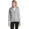 Sudadera con capucha y cremallera mujer Spike Women. Color gris mezcla.