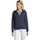 Sudadera con capucha y cremallera mujer Spike Women. Color azul profundo.