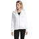Sudadera con capucha y cremallera mujer Spike Women. Color blanco.