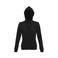 Sudadera con capucha y cremallera mujer Spike Women. Color negro.