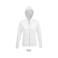 Sudadera con capucha y cremallera mujer Spike Women. Color blanco.