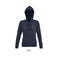 Sudadera con capucha y cremallera mujer Spike Women. Color azul profundo.
