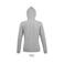 Sudadera con capucha y cremallera mujer Spike Women. Color gris mezcla.