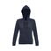 Sudadera con capucha y cremallera mujer Spike Women. Color azul profundo.