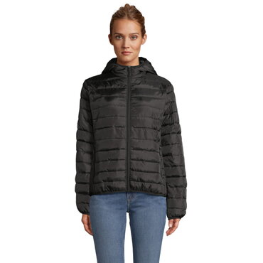 Chaqueta acolchada con capucha reciclada mujer Stream Hooded Women
