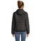 Chaqueta acolchada con capucha reciclada mujer Stream Hooded Women. Color negro.