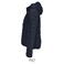 Chaqueta acolchada con capucha reciclada mujer Stream Hooded Women. Color azul profundo.