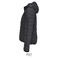 Chaqueta acolchada con capucha reciclada mujer Stream Hooded Women. Color negro.