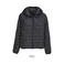 Chaqueta acolchada con capucha reciclada mujer Stream Hooded Women. Color negro.