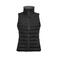 Chaleco acolchado mujer Wave Women. Color negro.