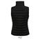 Chaleco acolchado mujer Wave Women. Color negro.