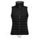 Chaleco acolchado mujer Wave Women. Color negro.