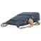 Mochila sostenible NS120. Color azul horizonte/arena del desierto/raya azul horizonte.