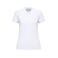 Polo orgánico mujer NS208. Color blanco.