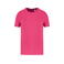 Camiseta reciclada orgánica unisex NS300. Color sorbete de frambuesa.