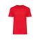 Camiseta reciclada orgánica unisex NS300. Color rojo amapola.