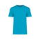 Camiseta reciclada orgánica unisex NS300. Color turquesa claro.