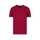 Camiseta reciclada orgánica unisex NS300. Color rojo hibisco.