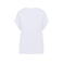 Camiseta mangas vueltas orgánica mujer NS309. Color blanco.