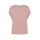Camiseta mangas vueltas orgánica mujer NS309. Color rosa pétalo.