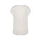 Camiseta oversize reciclada mujer NS312. Color marfil.