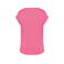Camiseta oversize reciclada mujer NS312. Color rosa caramelo.
