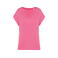 Camiseta oversize reciclada mujer NS312. Color rosa caramelo.