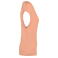 Camiseta oversize reciclada mujer NS312. Color albaricoque.