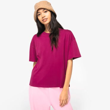 Camiseta oversize orgánica mujer NS313