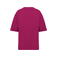Camiseta oversize orgánica mujer NS313. Color morado cereza.